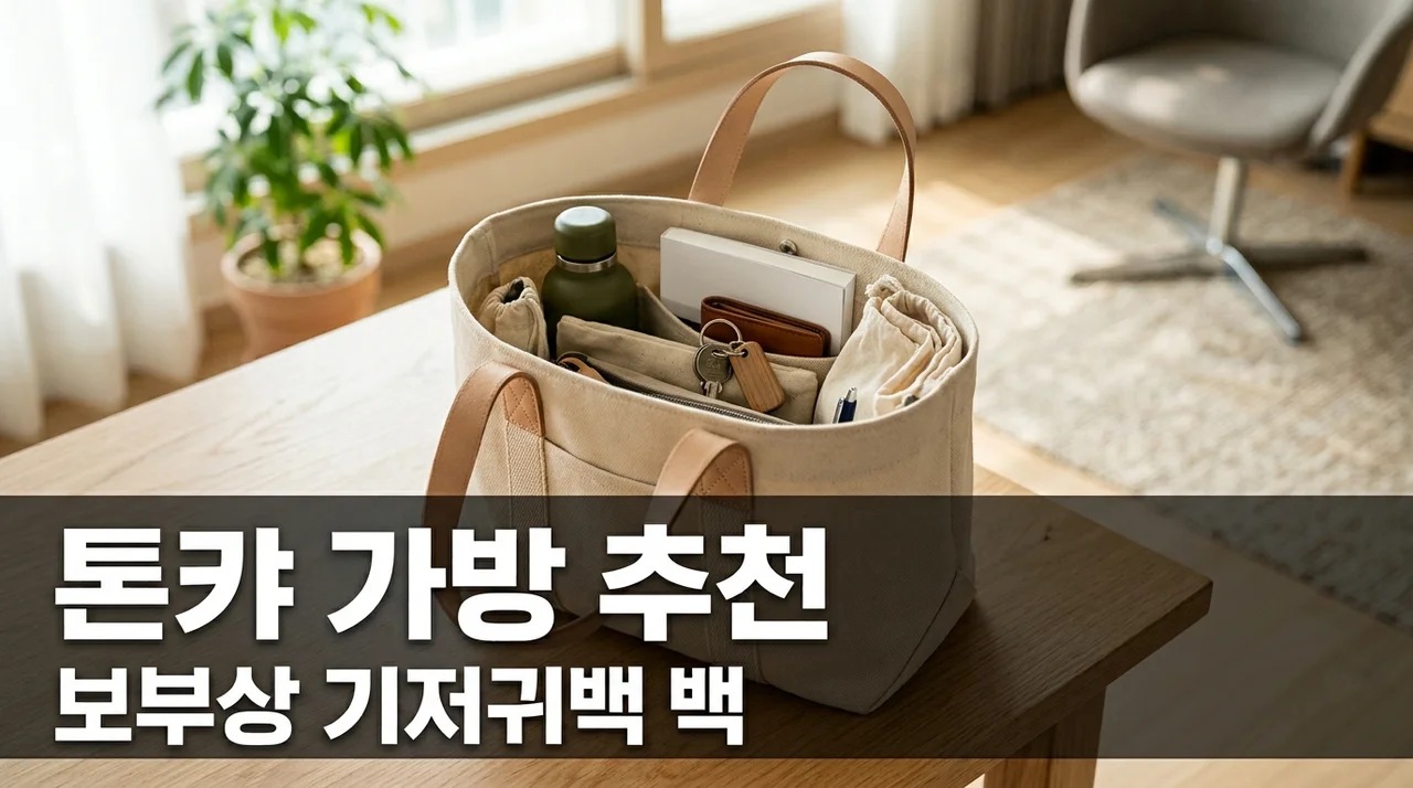 톤캬 가방 캔버스백 인기 이유와 기저귀 가방 보부상 백 사이즈 추천