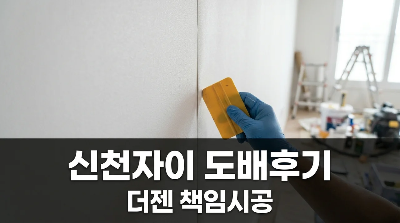 대구 신천센트럴 자이 도배시공 솔직후기 동구 신암로16길 25 리모델링