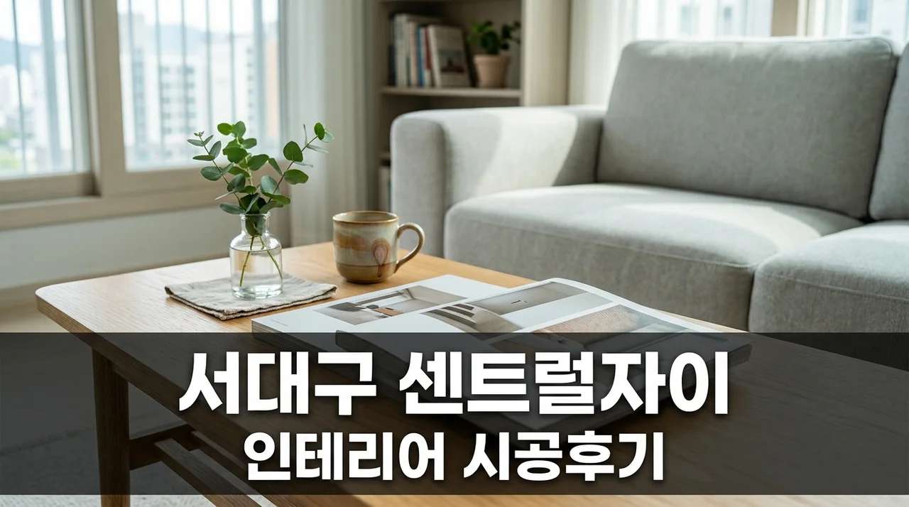 서대구 센트럴자이 인테리어 리모델링 시공 솔직후기 추천 업체 비교