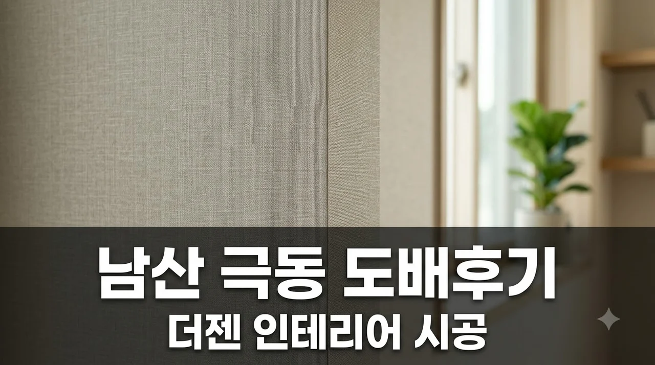 중구 남산동 극동 스타클래스 남산아파트 인테리어 리모델링 도배 시공 솔직후기