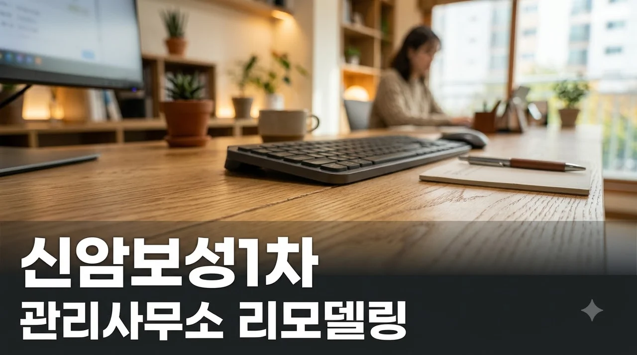 대구시 동구 큰고개로 23 신암 보성 1차타운 관리사무소 인테리어 리모델링시공 솔직후기