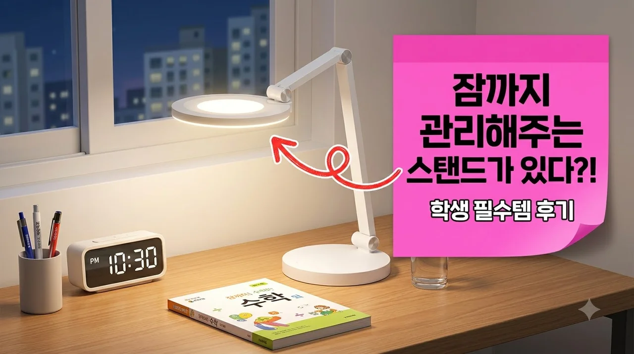 삼성 생체리듬 LED 스탠드 SI-GM9C 학생용 조명 후기