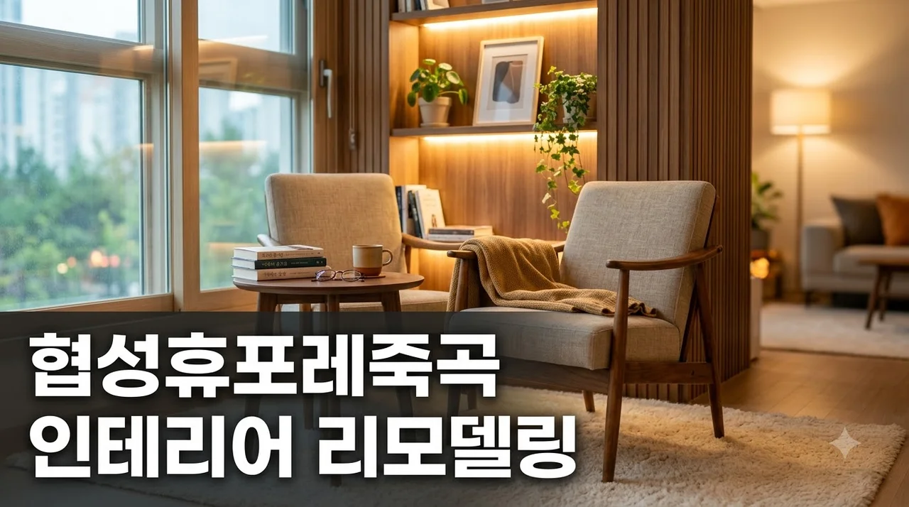 협성휴포레죽곡 인테리어 리모델링 직접 해본 솔직 시공 후기