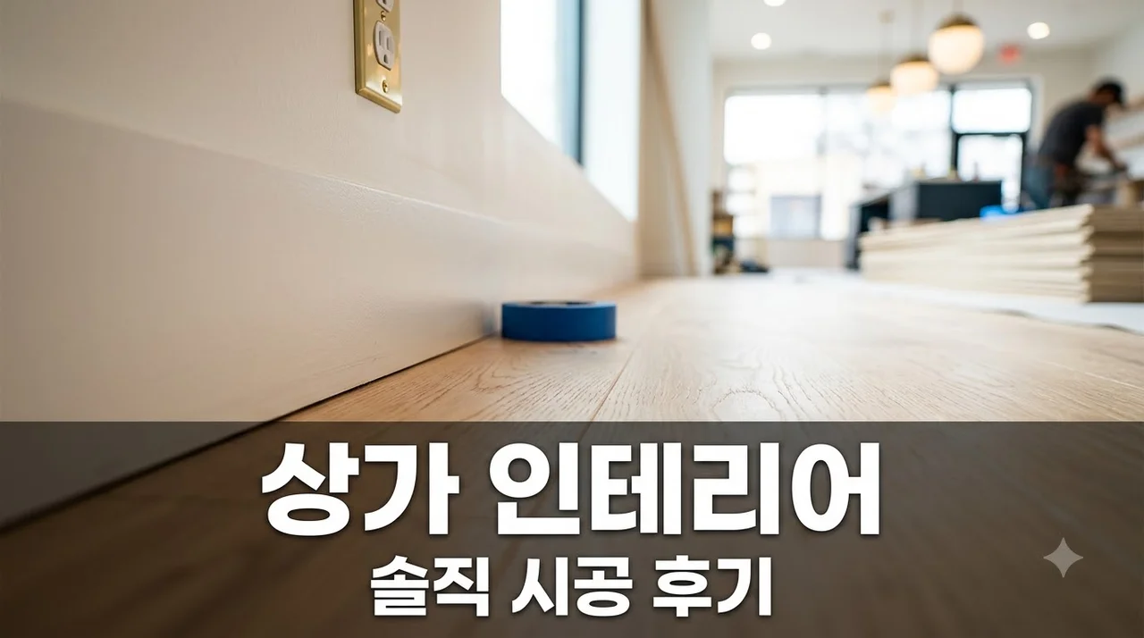 조암로 33 한성빌딩 상가 인테리어 리모델링 시공 솔직후기 합리적인 업체 추천
