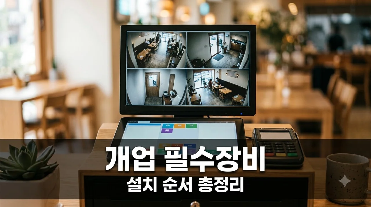 식당 개업 전 테이블오더 POS CCTV 설치 순서 솔직후기