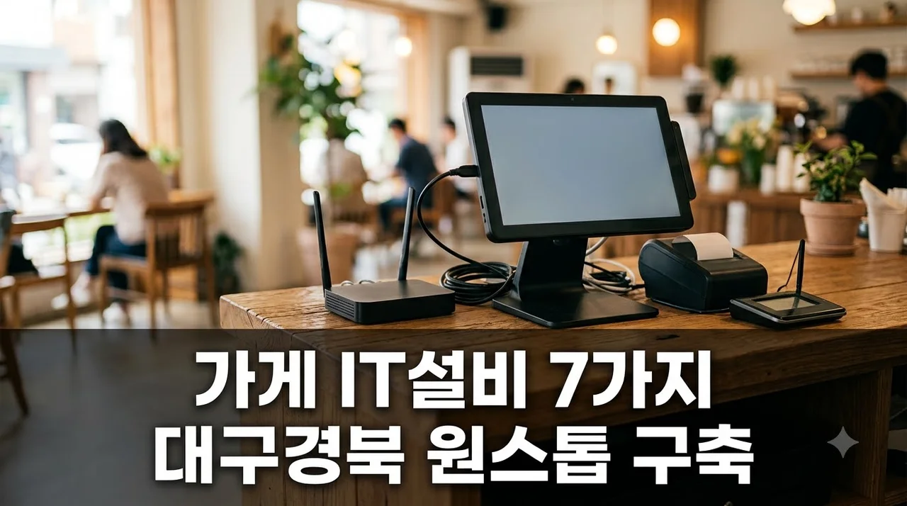 가게 오픈 전 꼭 챙겨야 할 IT설비 7가지 대구경북 원스톱 구축 후기