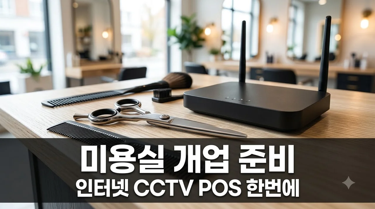 미용실 개업 준비 CCTV 인터넷 POS 한번에 진행한 솔직후기