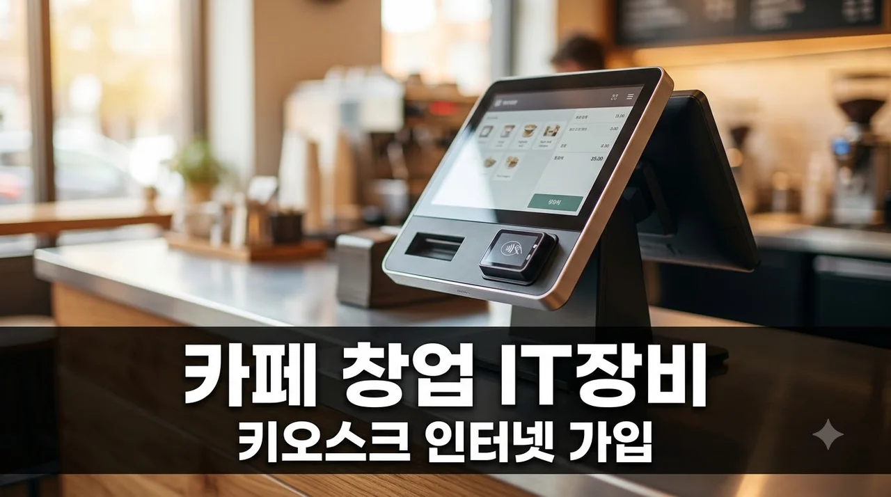 카페 창업 필수 IT장비 키오스크부터 인터넷 가입까지 솔직후기