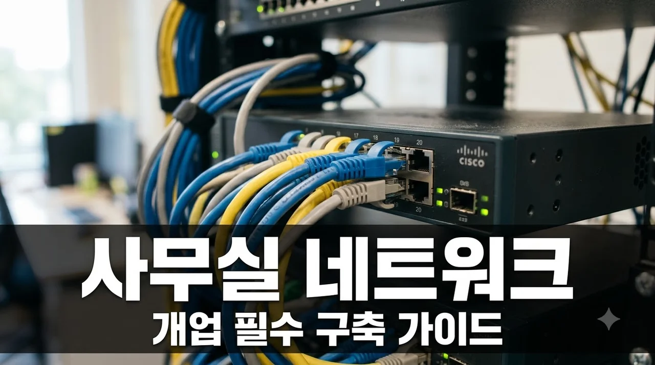 사무실 개업 필수설비 기업인터넷 구내 네트워크 구축 직접 해본 솔직후기
