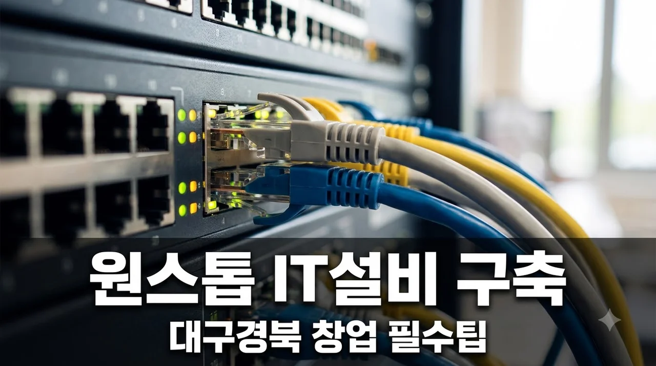 대구경북 창업자라면 꼭 알아야 할 원스톱 IT설비 구축 솔직후기