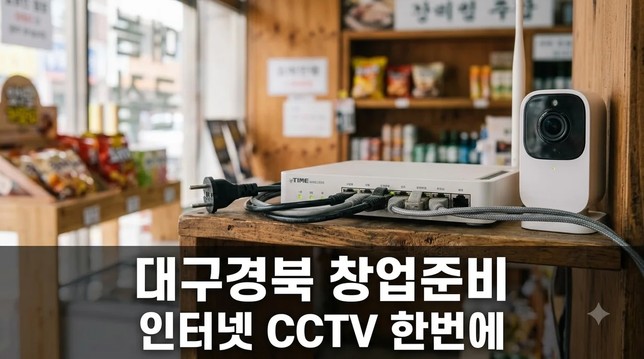 대구경북 창업 준비 솔직후기, 인터넷부터 CCTV까지 한 번에 해결한 방법