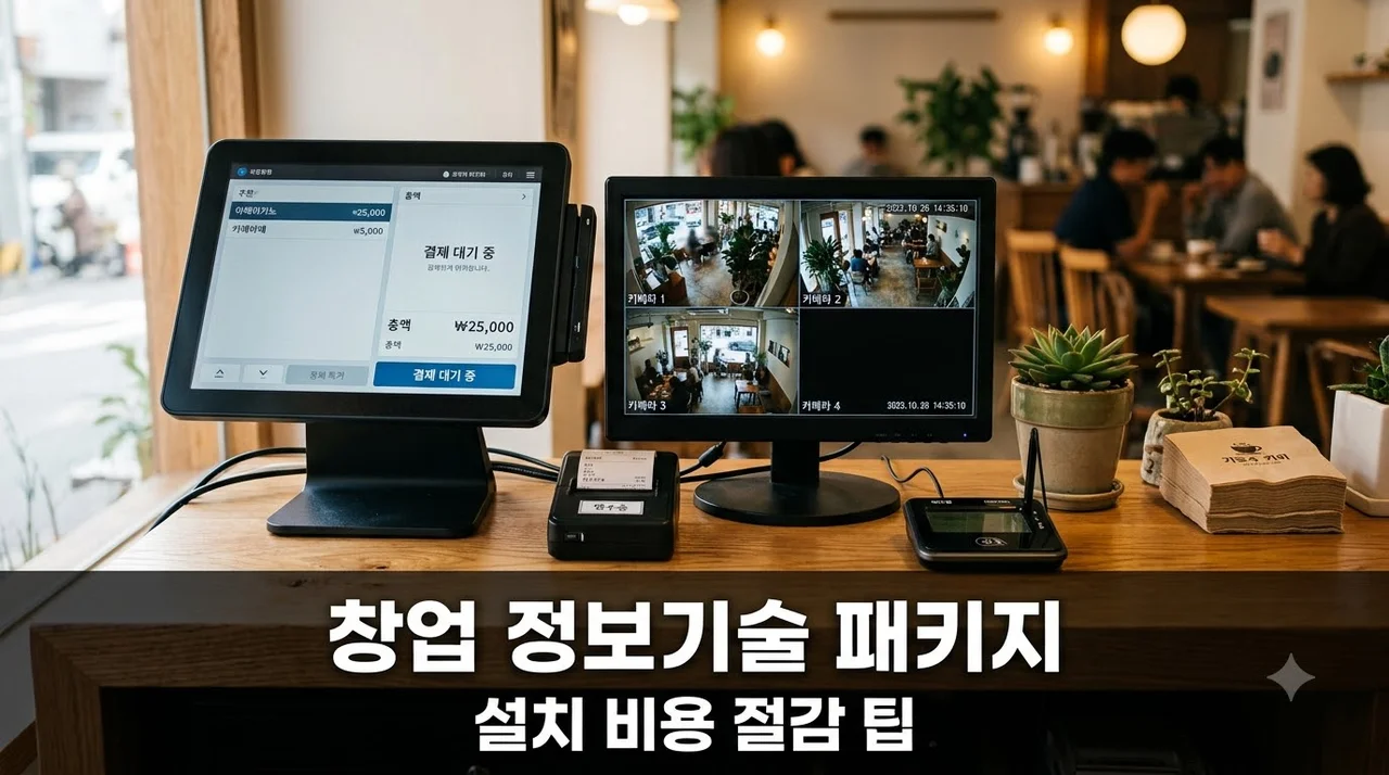 소상공인 창업 IT패키지 인터넷 POS CCTV 설치 비용 줄이는 솔직후기