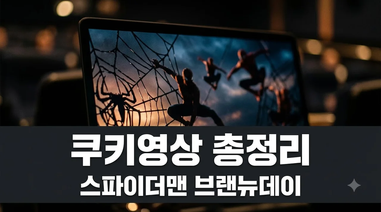 스파이더맨 브랜뉴데이 쿠키 영상 몇개? 쿠키 개수와 관람 꿀팁 요약