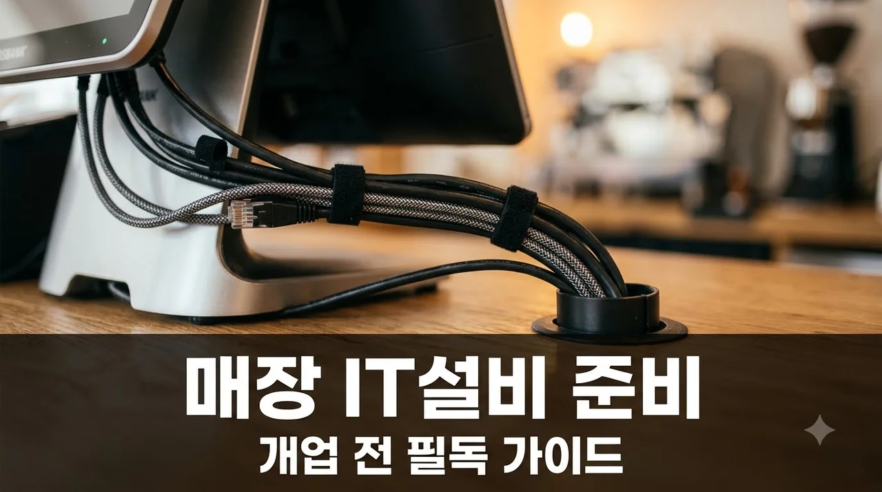 개업 전날 당황하지 않으려면 매장 IT설비 완벽 준비 솔직후기
