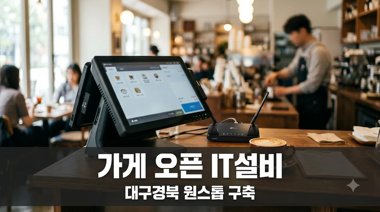 가게 오픈 전 꼭 챙겨야 할 IT설비 7가지 대구경북 원스톱 구축 솔직후기