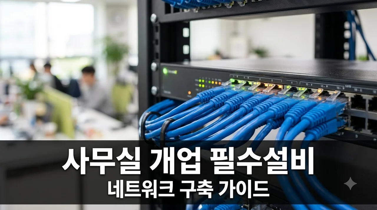 사무실 개업 필수설비 기업인터넷과 구내 네트워크 구축 직접 해본 솔직후기