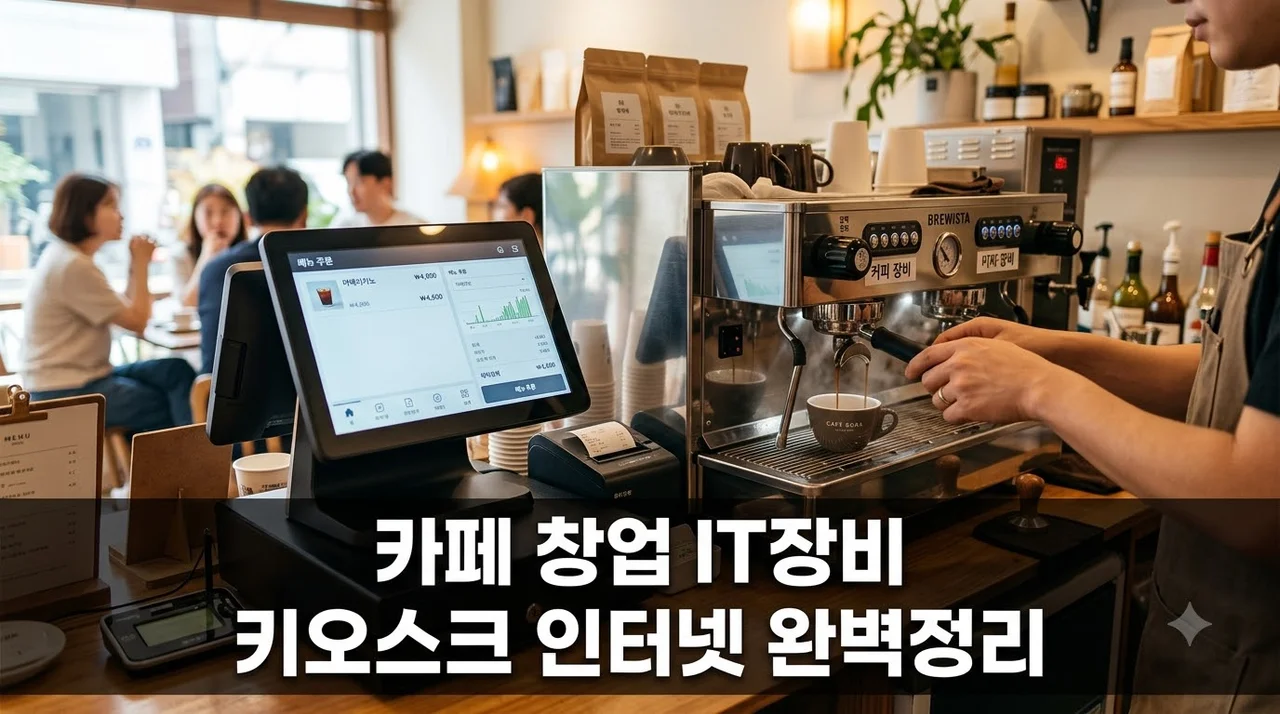 카페 창업 필수 IT장비 키오스크 인터넷 가입 3개월 실사용 솔직후기
