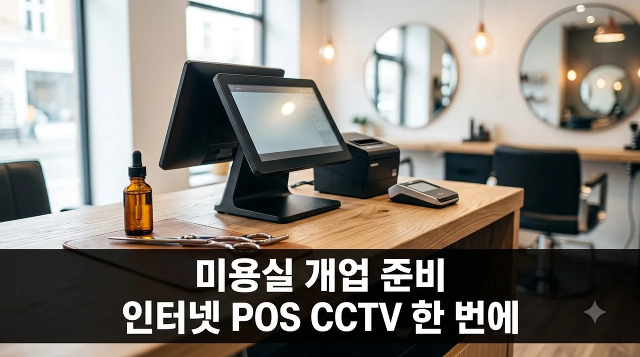 미용실 개업 준비 CCTV·인터넷·POS 설치 한 번에 해결한 솔직후기