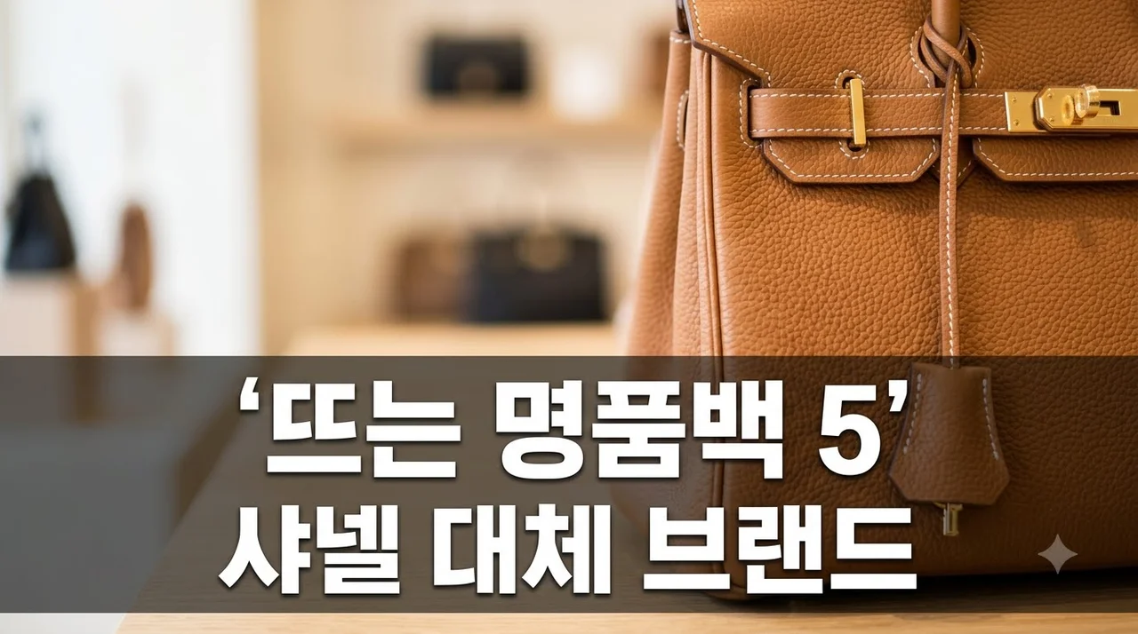 샤넬 말고 뜨는 명품백 5가지, 2026년 대세 브랜드 추천
