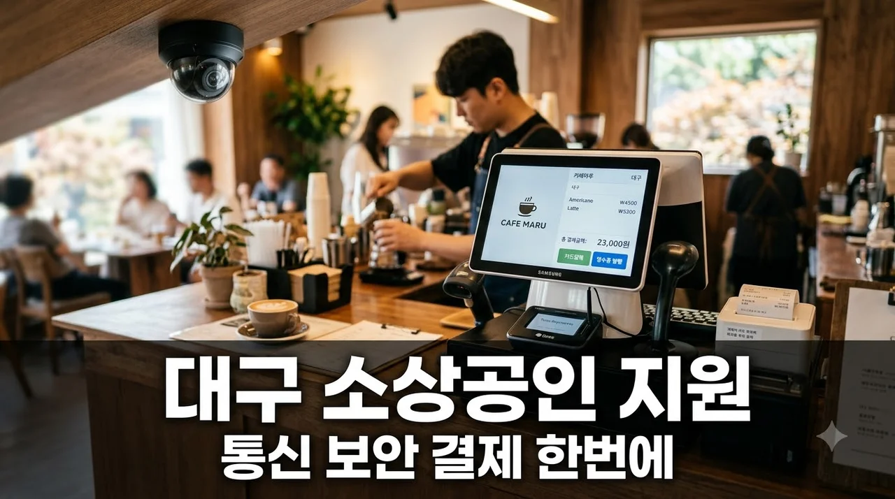 대구 소상공인 개업지원 통신·보안·결제 설치 한번에 끝낸 솔직후기