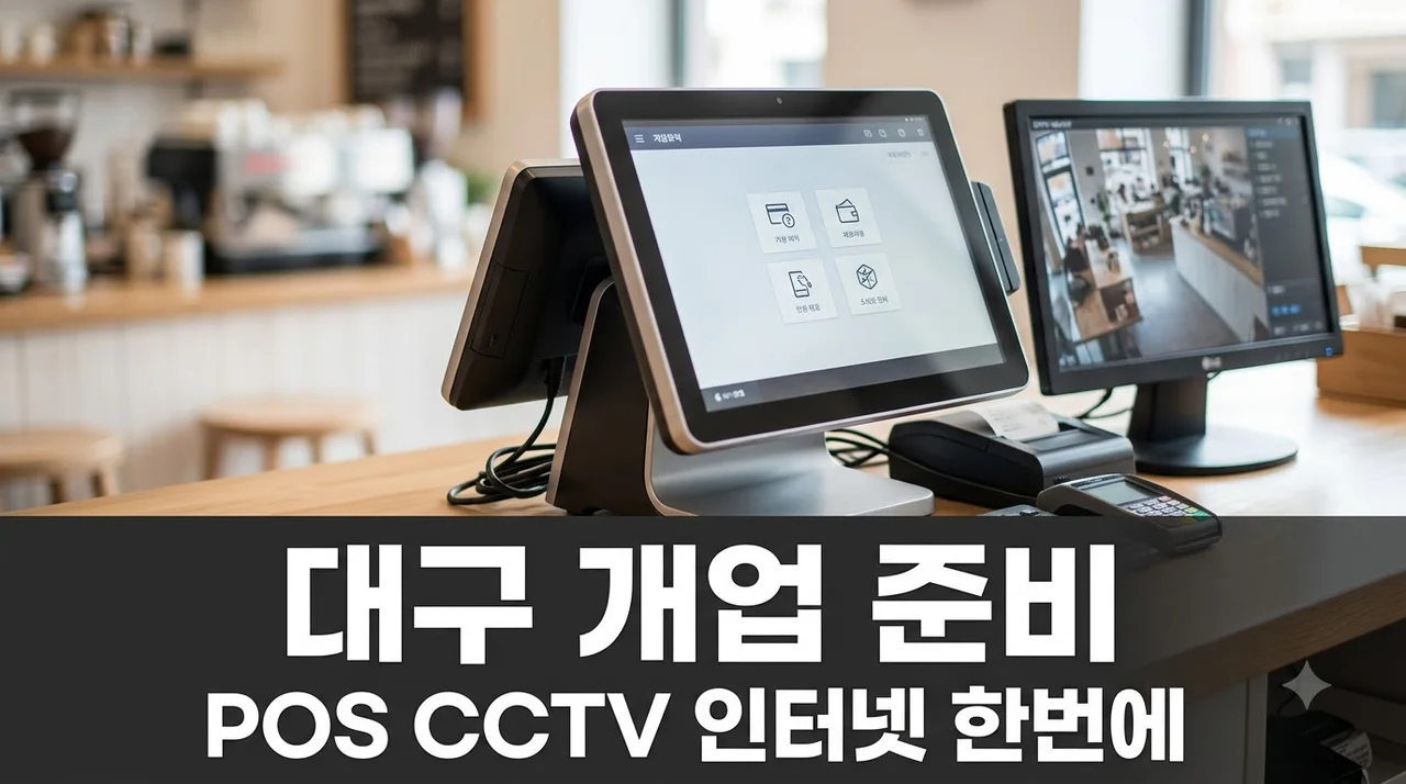 대구 개업 준비 체크리스트 POS CCTV 인터넷 한 번에 해결한 솔직후기