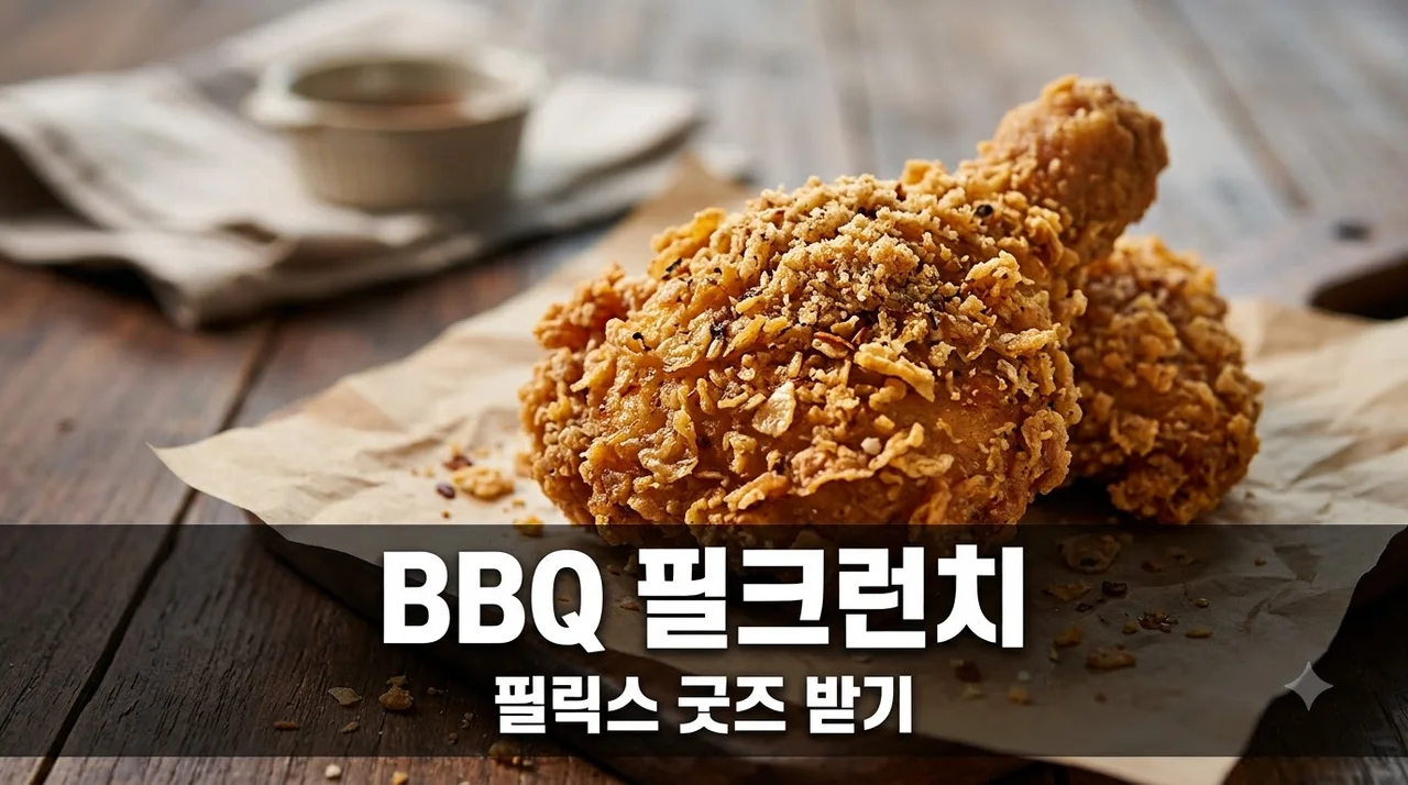 BBQ 필크런치 신메뉴 출시! 필릭스 굿즈 수령 꿀팁 및 후기