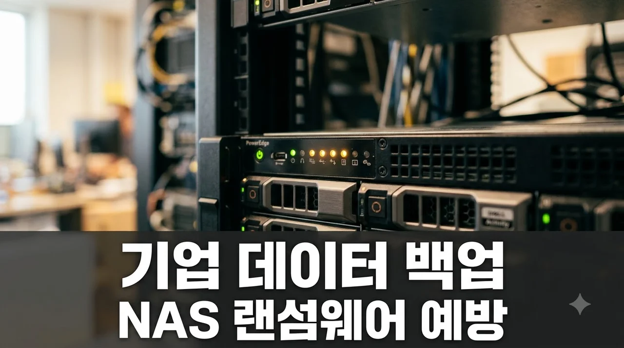 기업 데이터 백업 랜섬웨어 대비 NAS 설정 직접 해본 솔직후기