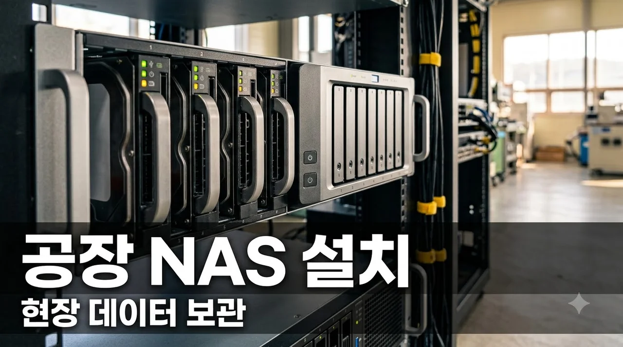경북 공장 NAS서버 설치 솔직후기 현장 데이터 안전 보관법