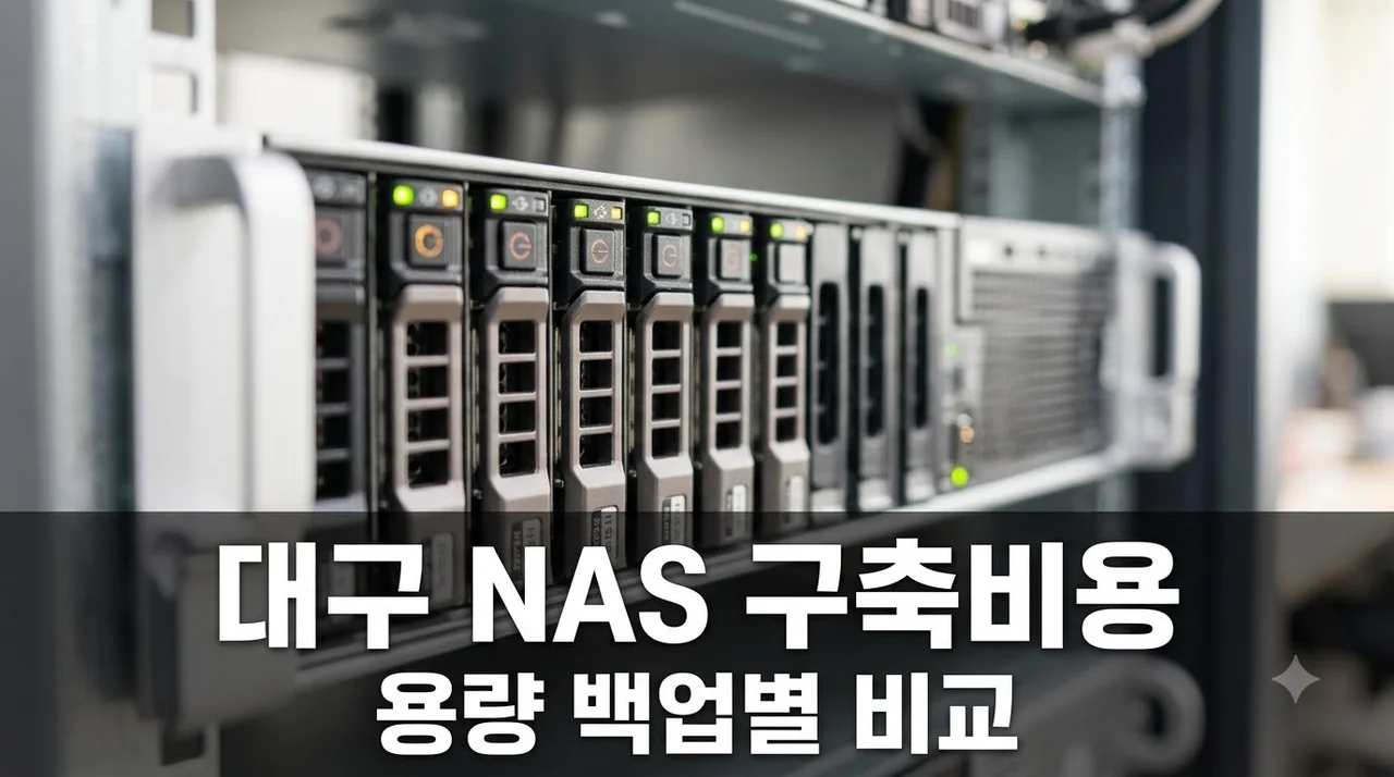 대구 NAS서버 구축 비용 용량 백업별 차이 솔직후기