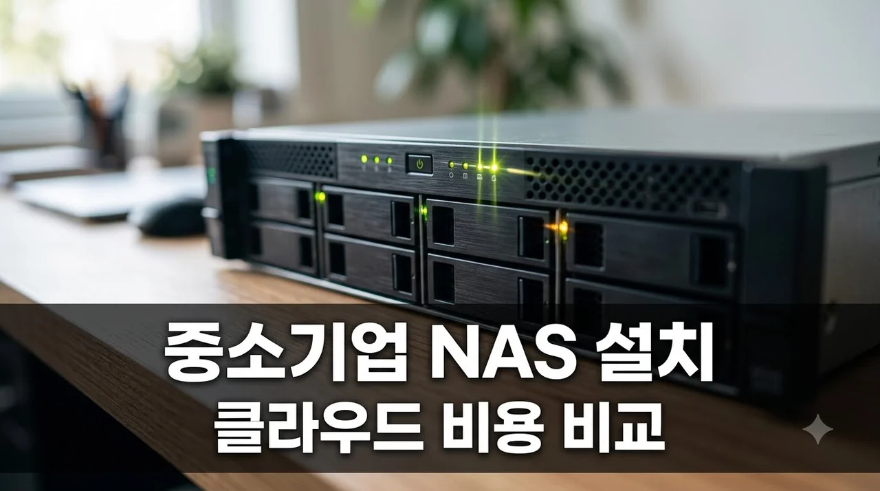 중소기업 NAS 설치 클라우드보다 유리한 경우는? 6개월 솔직후기