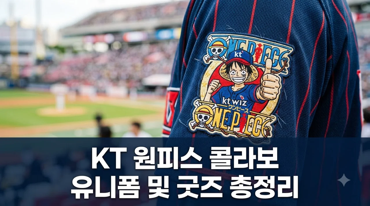 kt 원피스 콜라보 유니폼 가격 및 [2026년 8월] 현장 구매 팁