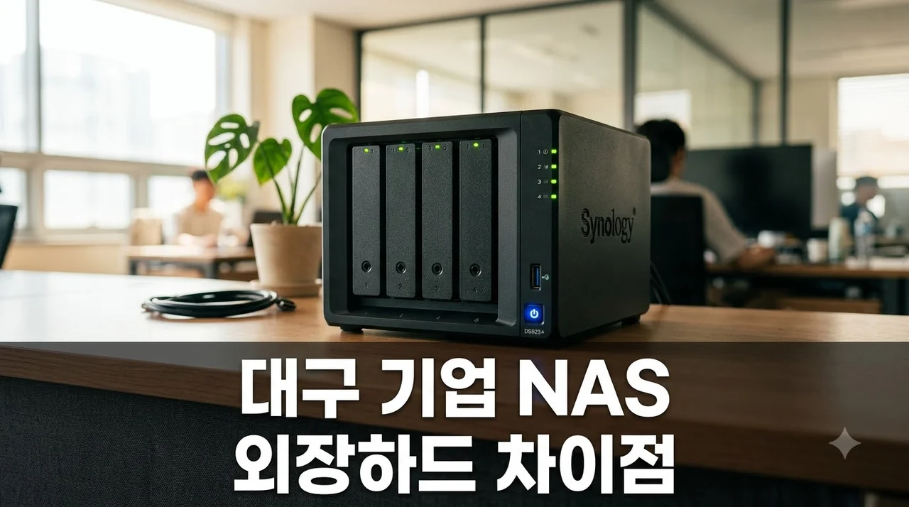 대구 기업 NAS 백업 직접 써보니 외장하드와 차이점 추천 업체 후기