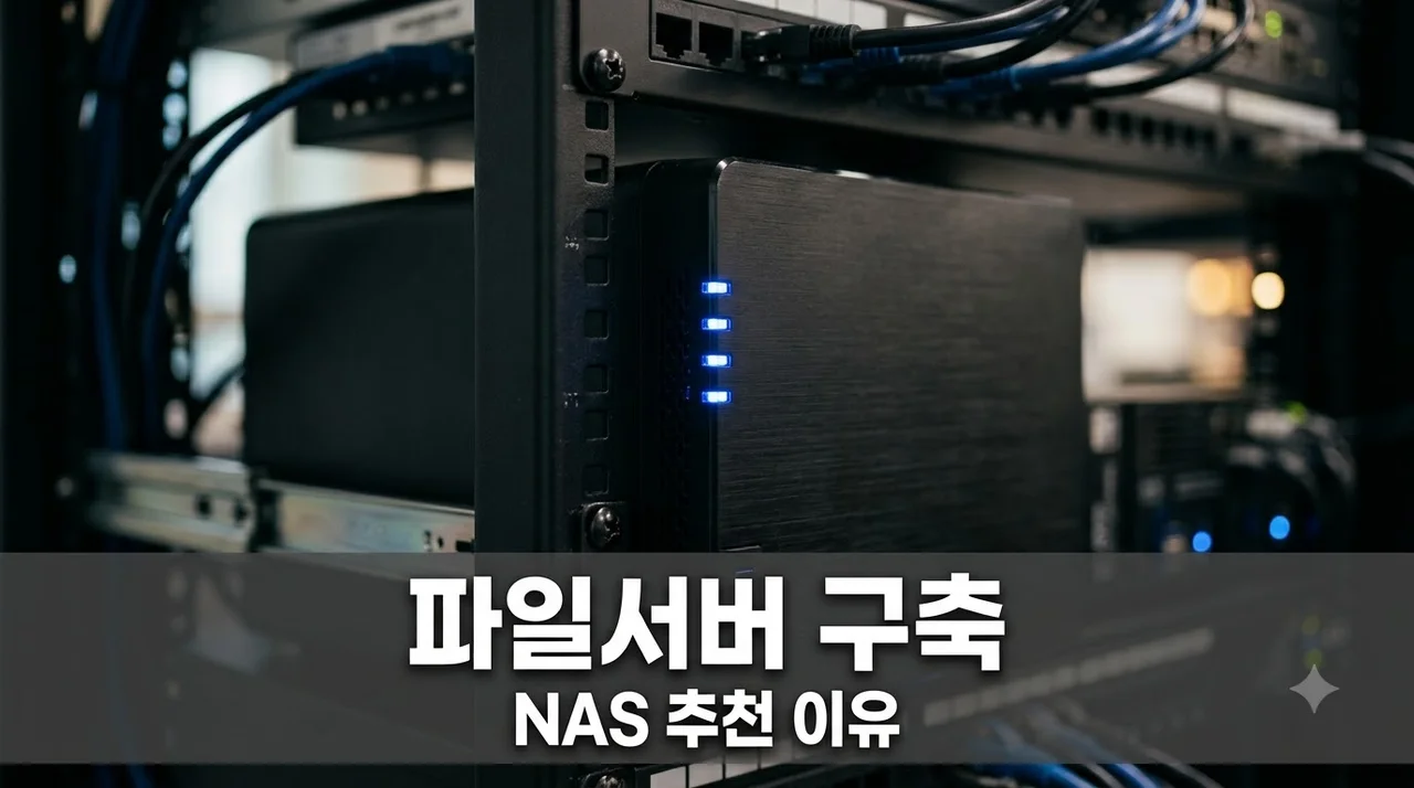 중소기업 파일서버 구축 직접 해보니 NAS가 적합한 이유와 솔직후기