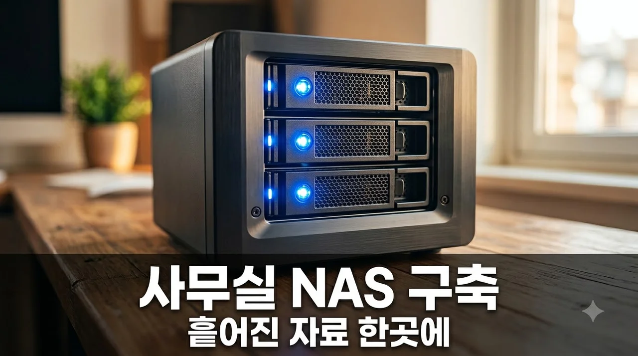 사무실 자료가 흩어져 있다면 NAS 구축을 검토하세요! 6개월 솔직 후기