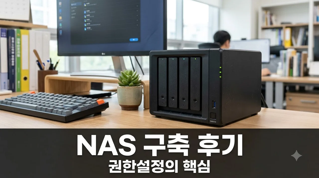대구 사무실 NAS서버 구축, 권한설정이 중요한 이유 6개월 사용기