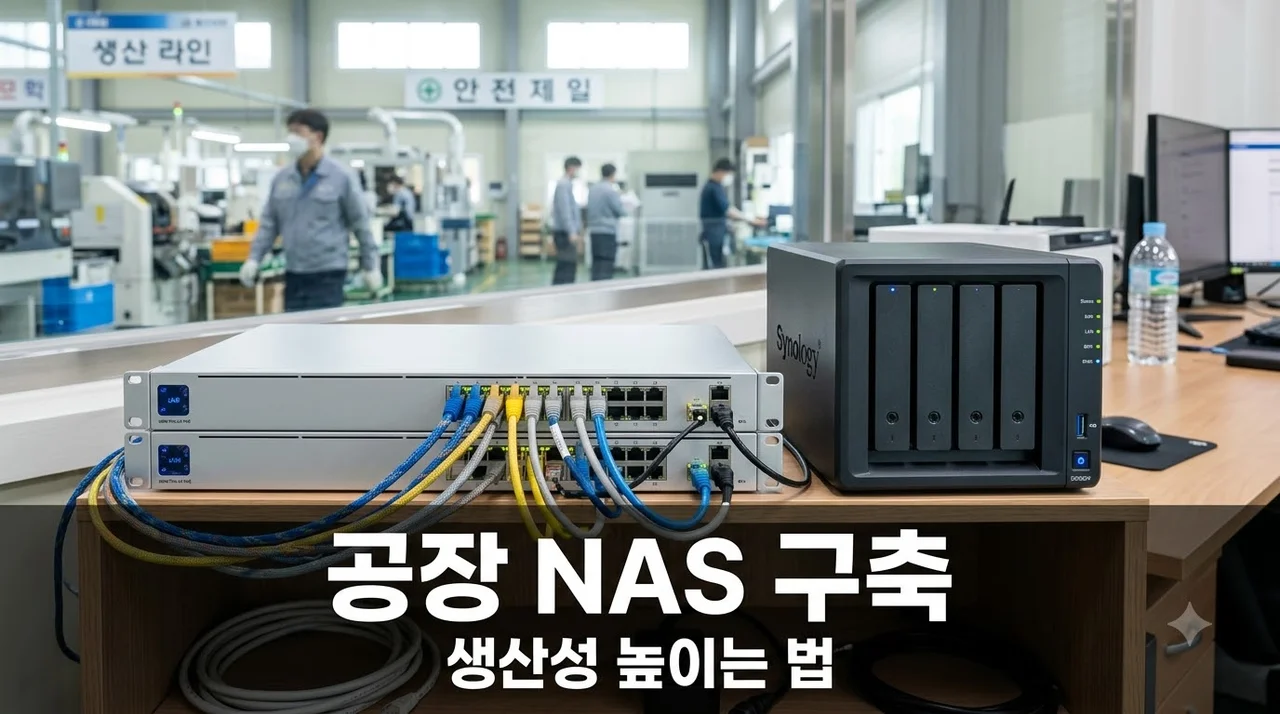 공장 네트워크와 NAS를 연결해 생산자료 관리하는 방법, 직접 해보니