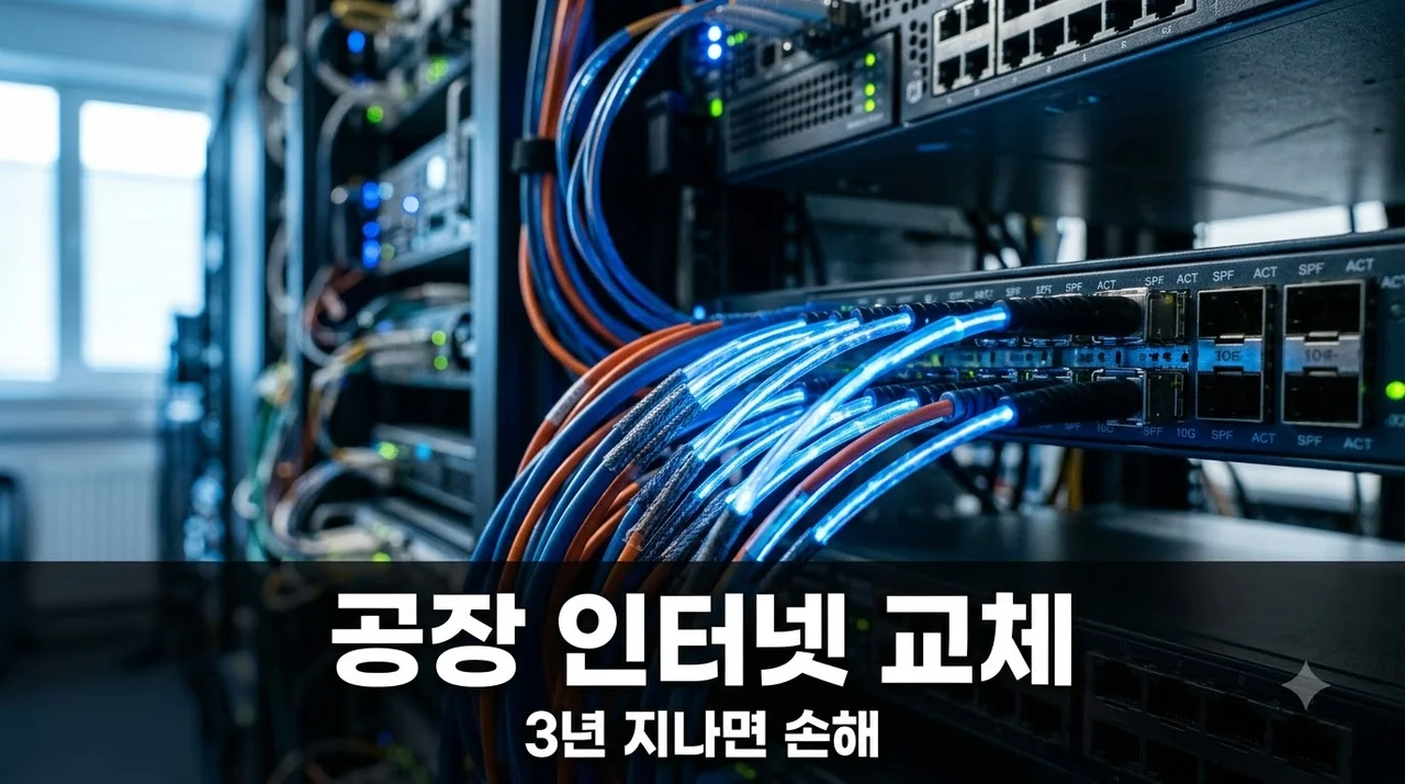 공장 인터넷 3년 넘게 그대로 쓰면 손해? 직접 바꿔보고 느낀 현실적인 이유