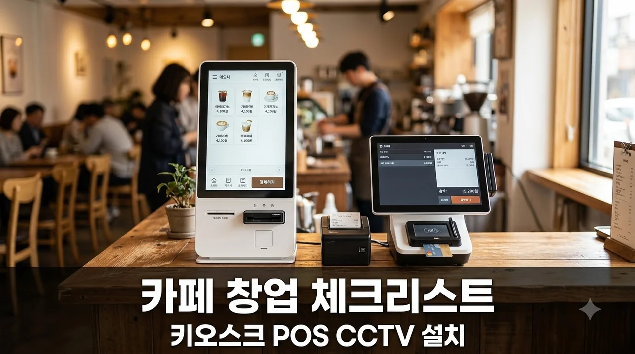 카페 창업 키오스크 POS CCTV 설치 체크리스트 직접 해보니 느낀 꿀팁