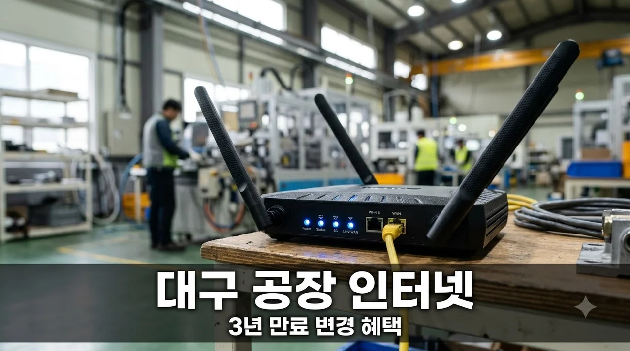 대구 공장 인터넷가입 3년 만료 후 변경가입 직접 상담해본 후기
