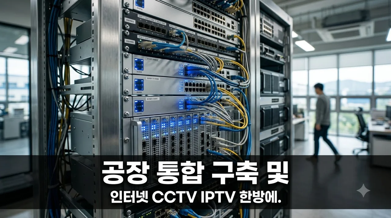 공장 신설 인터넷·CCTV·IPTV 통합 구축 방법 직접 해본 솔직 후기