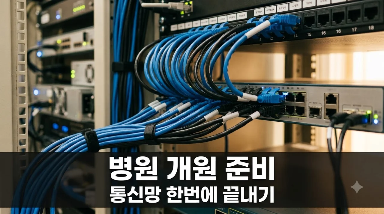 병원 개원 준비 인터넷전화 CCTV 네트워크 구축 한 번에 끝낸 후기