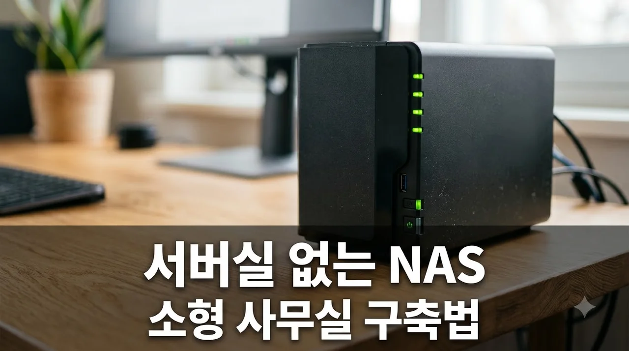 사무실 서버실 없이도 가능한 NAS 구축 방법 솔직후기