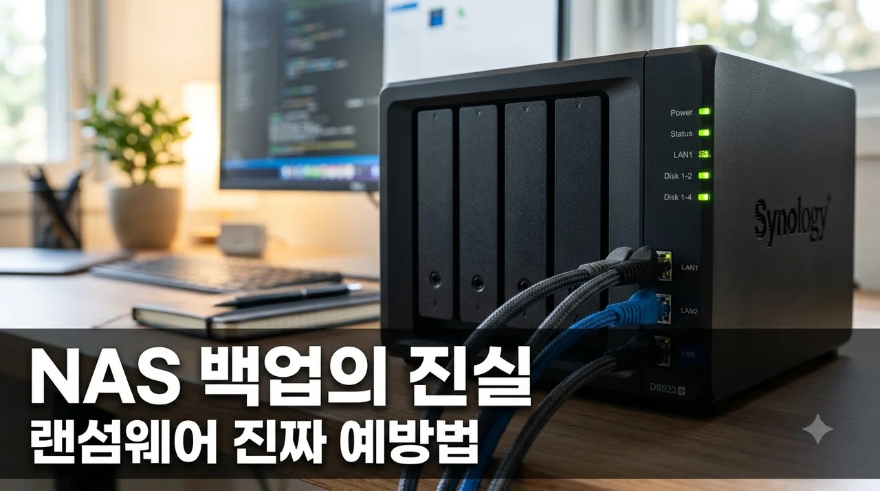 랜섬웨어 대비 NAS서버 솔직후기, 단순 백업만으로 안전할까?