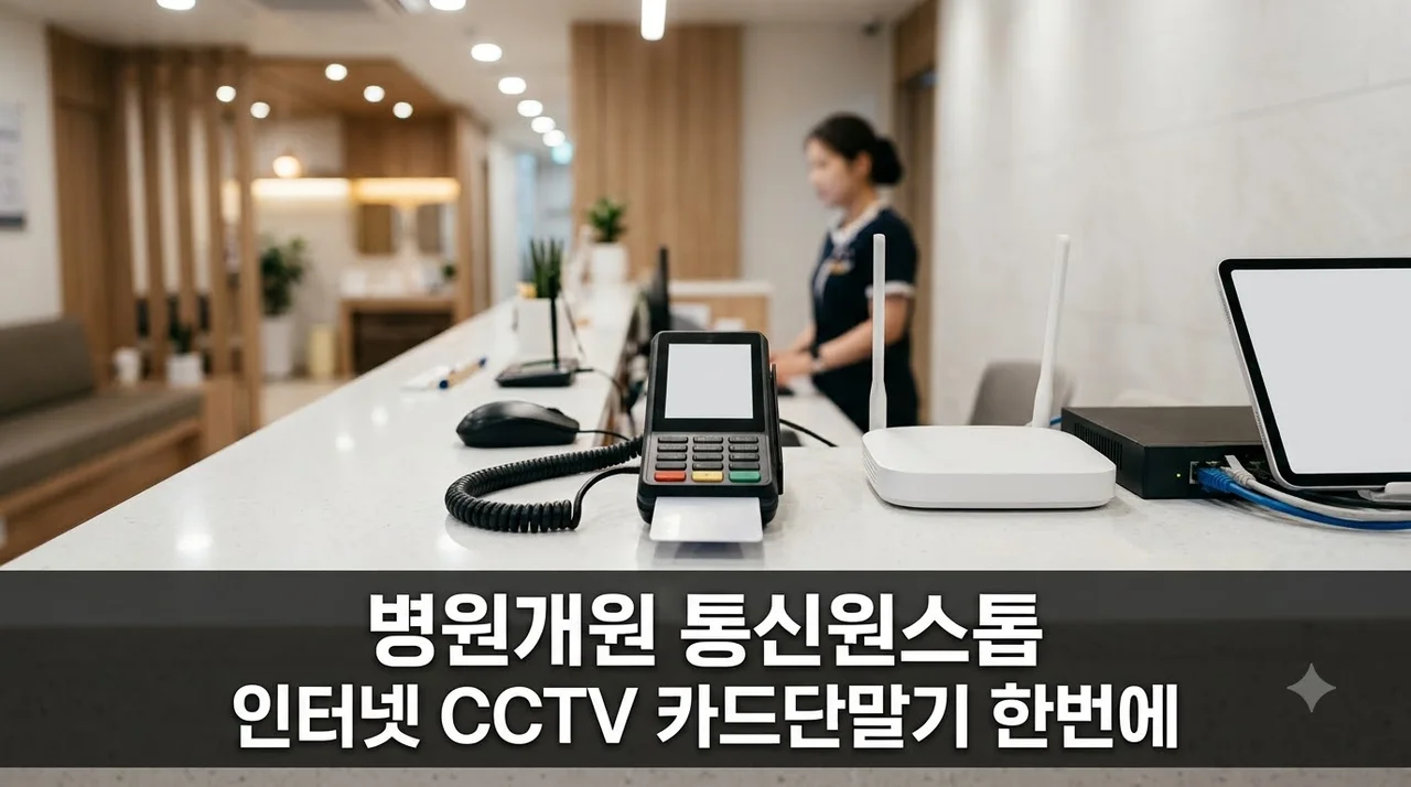 병원 개원 인터넷·CCTV·카드단말기 원스톱 설치 솔직후기 (주)더젠 맡겨본 이야기