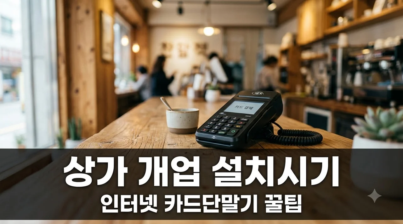 대구경북 상가 개업 인터넷과 카드단말기 설치 시기 솔직후기 총정리
