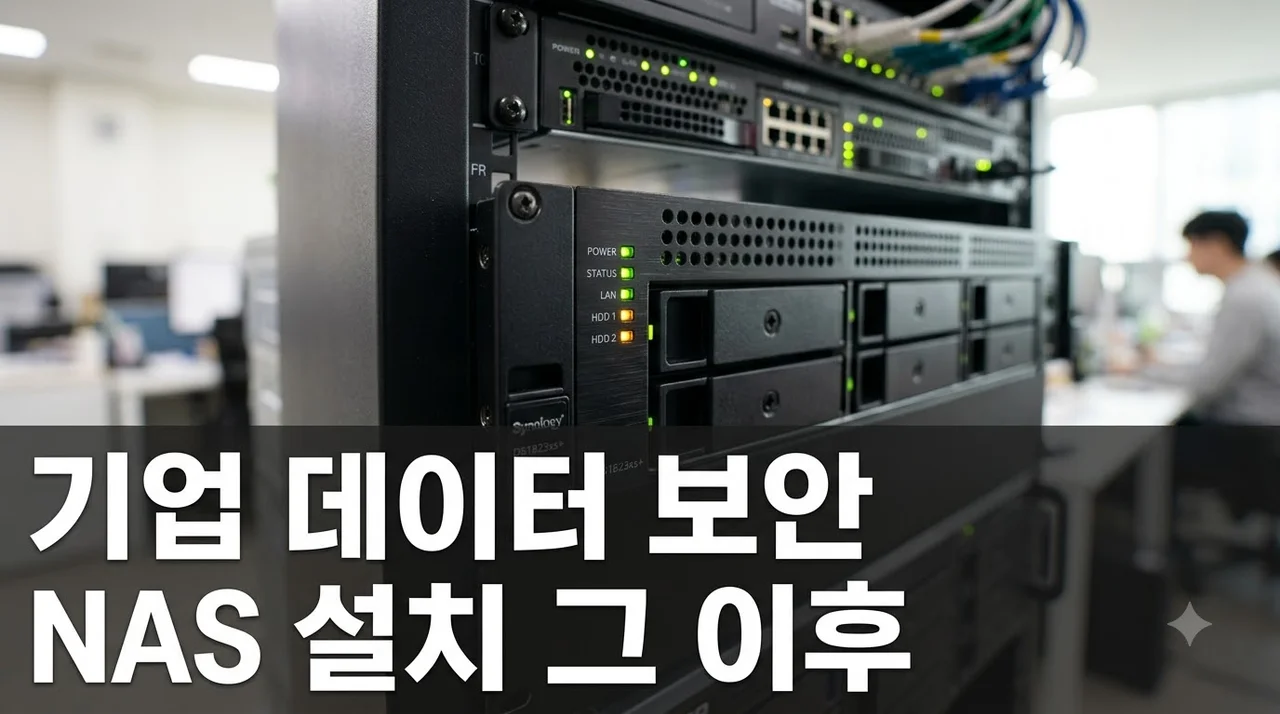 NAS 설치만으로 끝나지 않는 기업 데이터 보안 실사용 1년 솔직후기