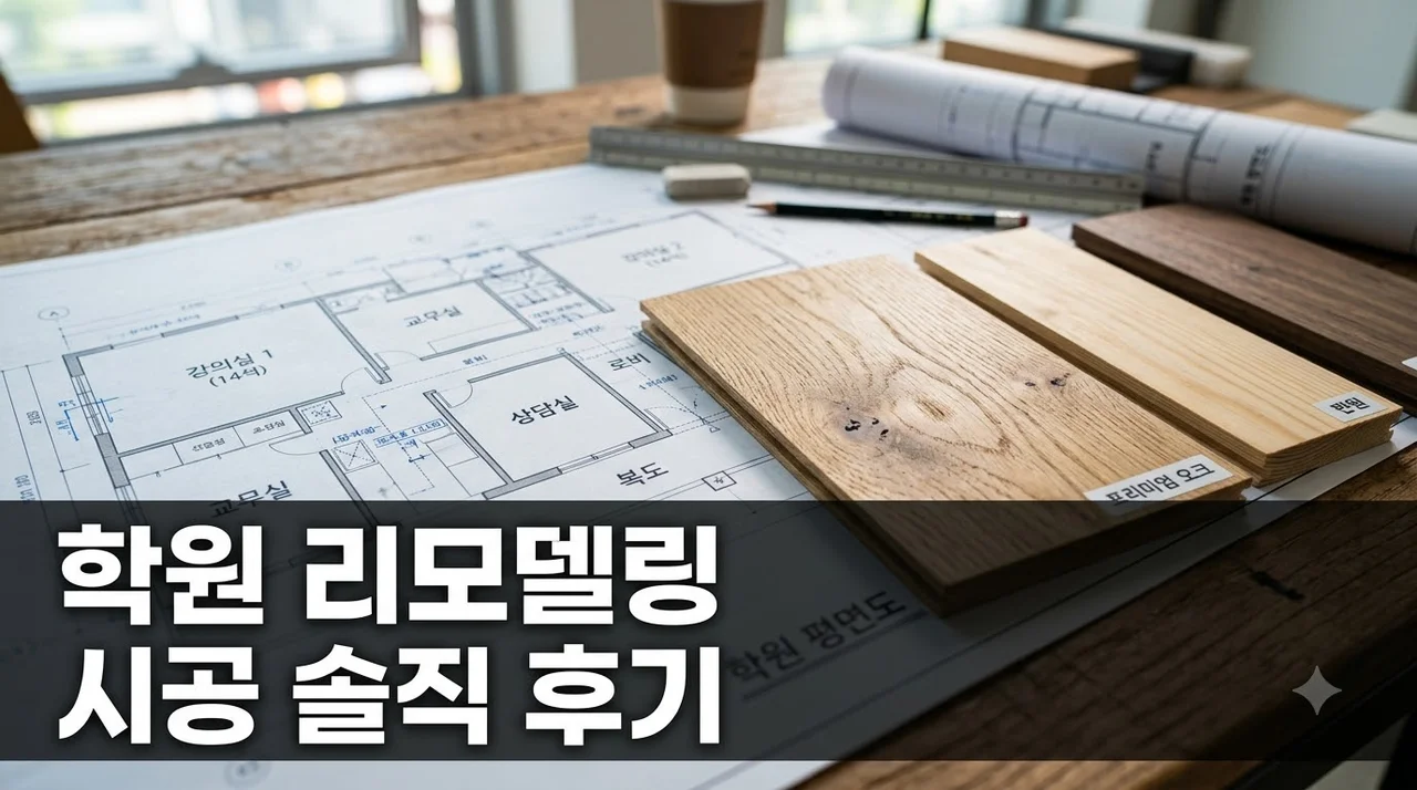 대구 학원 인테리어 리모델링 추천업체 직접 시공해본 솔직후기