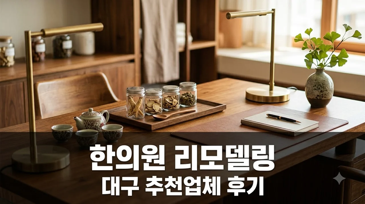 대구 한의원 인테리어 리모델링 추천업체 (주)더젠 솔직후기