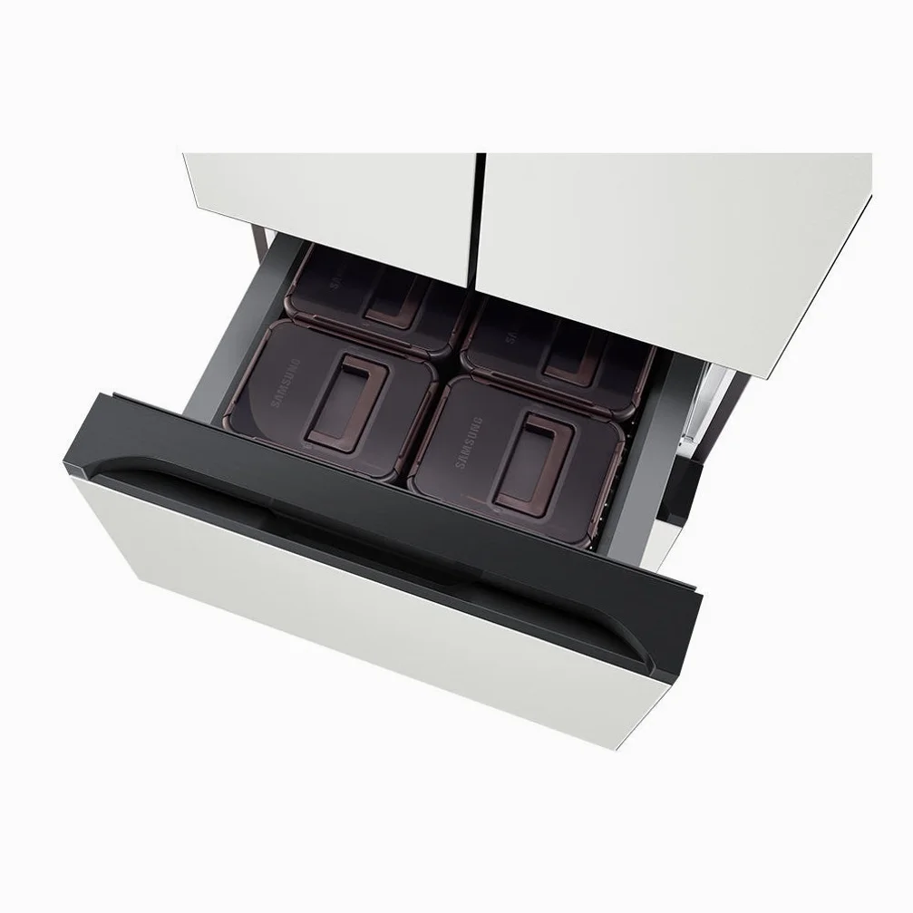 삼성 비스포크 AI 김치냉장고 4도어 490L 1등급 코타 화이트(RK70F49M1A) 상세 이미지 4