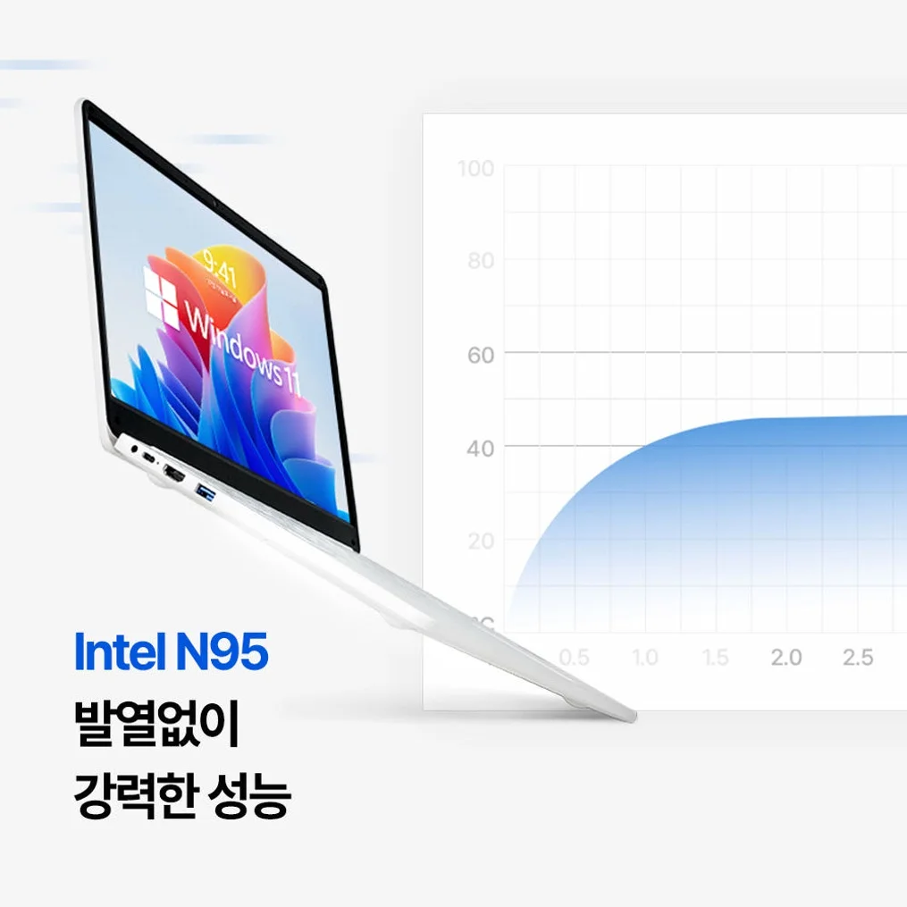 베이직스 노트북 베이직북 14인치 8/256GB 사무용 가벼운 업무용 문서작업용 싼 저가 상세 이미지 5